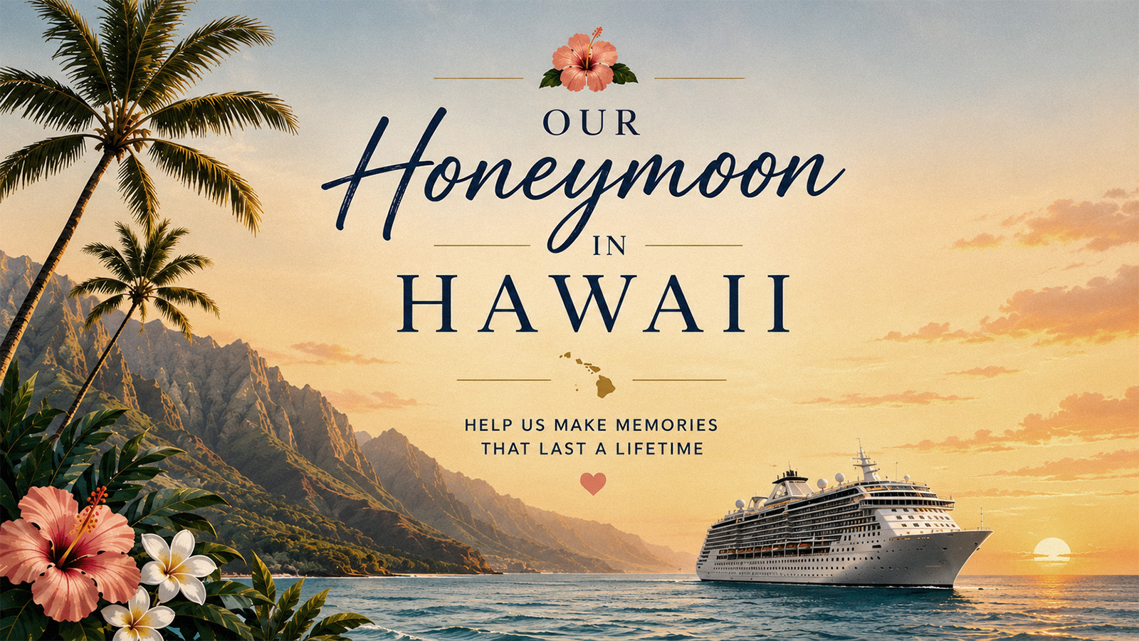 Our honeymoon in Hawaii aboard a Princess cruise